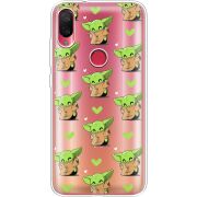Прозрачный чехол Uprint Xiaomi Mi Play Pattern Baby Yoda