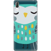 Чехол Uprint Sony Xperia L3 I4312 Green Owl