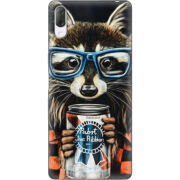 Чехол Uprint Sony Xperia L3 I4312 Енот с банкой