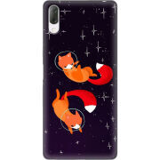 Чехол Uprint Sony Xperia L3 I4312 Fox-Astronauts
