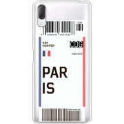 Прозрачный чехол Uprint Sony Xperia L3 I4312 Ticket Paris