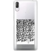 Прозрачный чехол Uprint Sony Xperia L3 I4312 Blah Blah