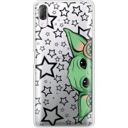 Прозрачный чехол Uprint Sony Xperia L3 I4312 Baby Yoda