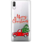 Прозрачный чехол Uprint Sony Xperia L3 I4312 Holiday Car