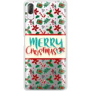 Прозрачный чехол Uprint Sony Xperia L3 I4312 Vintage Christmas Pattern