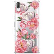 Прозрачный чехол Uprint Sony Xperia L3 I4312 Peony Watercolor Style