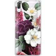 Прозрачный чехол Uprint Sony Xperia L3 I4312 Floral Dark Dreams