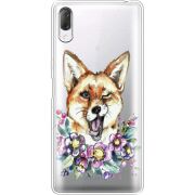 Прозрачный чехол Uprint Sony Xperia L3 I4312 Winking Fox