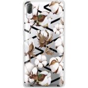 Прозрачный чехол Uprint Sony Xperia L3 I4312 Cotton flowers