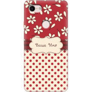 Чехол Uprint Google Pixel 3 XL Именной Polka Dots