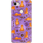 Чехол Uprint Google Pixel 3 XL Yoga Cat