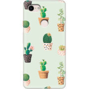 Чехол Uprint Google Pixel 3 XL L-green Cacti