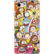 Чехол Uprint Google Pixel 3 XL Rick and Morty