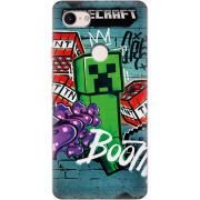 Чехол Uprint Google Pixel 3 XL Minecraft Graffiti