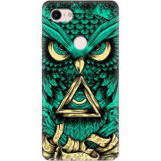 Чехол Uprint Google Pixel 3 XL Masonic Owl