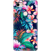 Чехол Uprint Google Pixel 3 XL flowers in the tropics