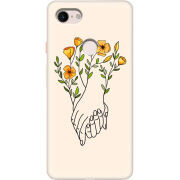 Чехол Uprint Google Pixel 3 XL Flower Hands
