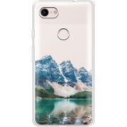 Прозрачный чехол Uprint Google Pixel 3 XL Blue Mountain