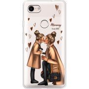 Прозрачный чехол Uprint Google Pixel 3 XL Mommy Is My BFF