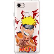 Прозрачный чехол Uprint Google Pixel 3 XL Naruto
