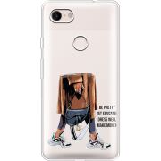 Прозрачный чехол Uprint Google Pixel 3 XL Motivation