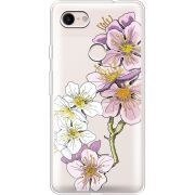 Прозрачный чехол Uprint Google Pixel 3 XL Cherry Blossom