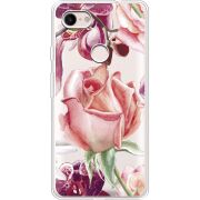 Прозрачный чехол Uprint Google Pixel 3 XL Rose
