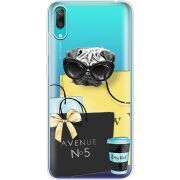 Прозрачный чехол Uprint Huawei Y7 Pro 2019 Fashion Pug