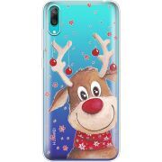 Прозрачный чехол Uprint Huawei Y7 Pro 2019 Winter Deer