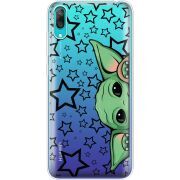 Прозрачный чехол Uprint Huawei Y7 Pro 2019 Baby Yoda