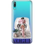 Прозрачный чехол Uprint Huawei Y7 Pro 2019 VOGUE