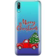 Прозрачный чехол Uprint Huawei Y7 Pro 2019 Holiday Car
