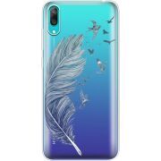 Прозрачный чехол Uprint Huawei Y7 Pro 2019 Feather