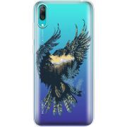 Прозрачный чехол Uprint Huawei Y7 Pro 2019 Eagle