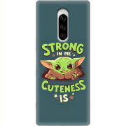 Чехол Uprint Sony Xperia 1 Strong in me Cuteness is