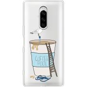 Прозрачный чехол Uprint Sony Xperia 1 Segull in Cofee Pool