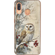 Чехол Uprint Samsung A405 Galaxy A40 Christmas Owl