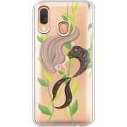 Прозрачный чехол Uprint Samsung A405 Galaxy A40 Cute Mermaid