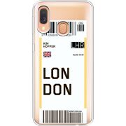 Прозрачный чехол Uprint Samsung A405 Galaxy A40 Ticket London