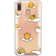 Прозрачный чехол Uprint Samsung A405 Galaxy A40 Gudetama