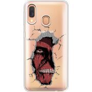 Прозрачный чехол Uprint Samsung A405 Galaxy A40 Нападение Титана
