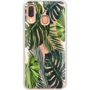 Прозрачный чехол Uprint Samsung A405 Galaxy A40 Palm Tree