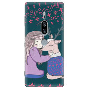 Чехол Uprint Sony Xperia XZ2 Premium H8166 Girl and deer