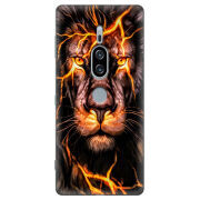 Чехол Uprint Sony Xperia XZ2 Premium H8166 Fire Lion