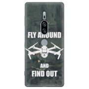 Чехол Uprint Sony Xperia XZ2 Premium H8166 Дрон Fly Around