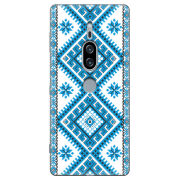 Чехол Uprint Sony Xperia XZ2 Premium H8166 Блакитний Орнамент