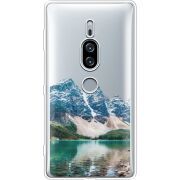 Прозрачный чехол Uprint Sony Xperia XZ2 Premium H8166 Blue Mountain