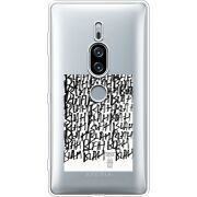 Прозрачный чехол Uprint Sony Xperia XZ2 Premium H8166 Blah Blah