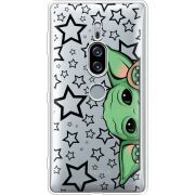 Прозрачный чехол Uprint Sony Xperia XZ2 Premium H8166 Baby Yoda
