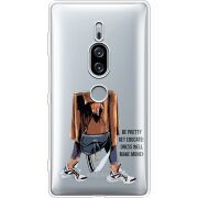 Прозрачный чехол Uprint Sony Xperia XZ2 Premium H8166 Motivation